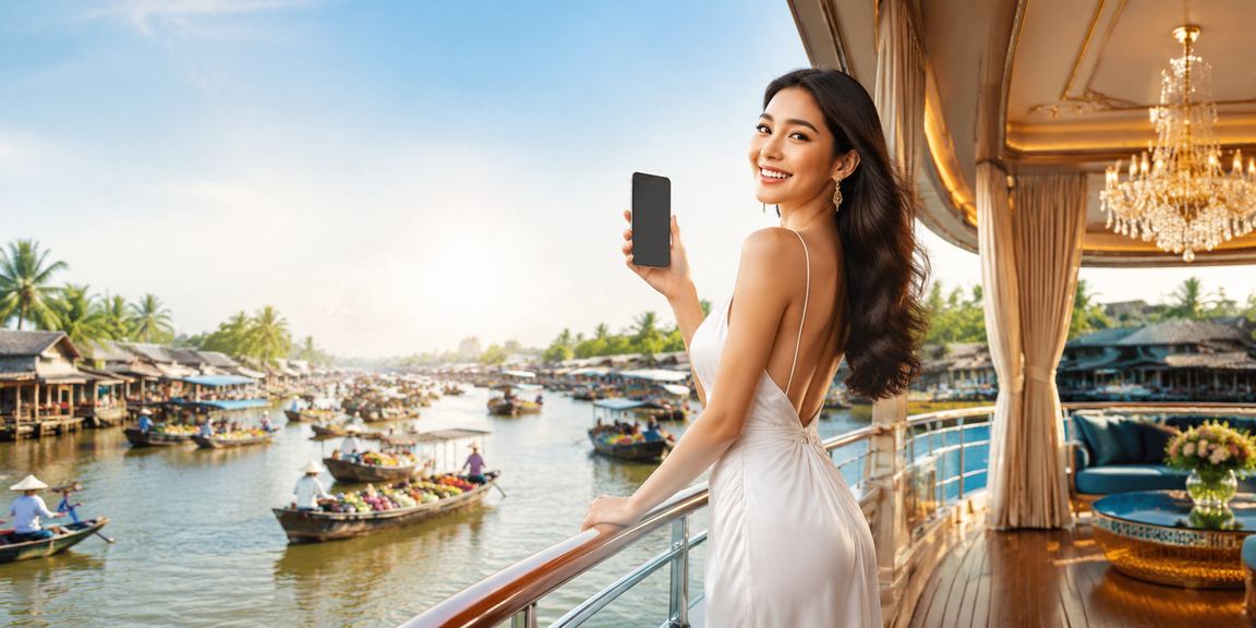 Người chơi slot game trên điện thoại tại Cần Thơ buổi chiều