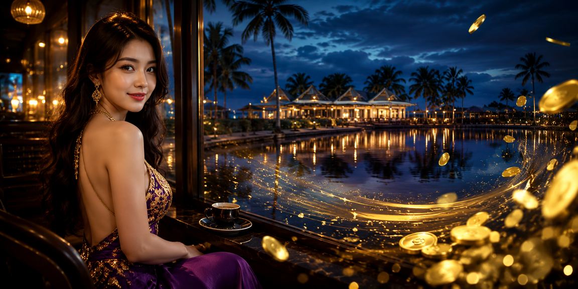 Người dùng xem thông tin tài khoản và bảo mật trên điện thoại bên ly cà phê tại Phú Quốc
